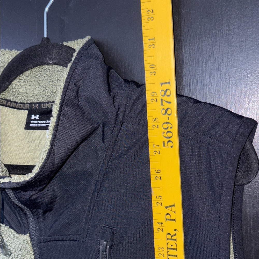 🗻Under Armour Mission Boucle Loose Fit Sherpa Vest. XL - Picture 6 of 14